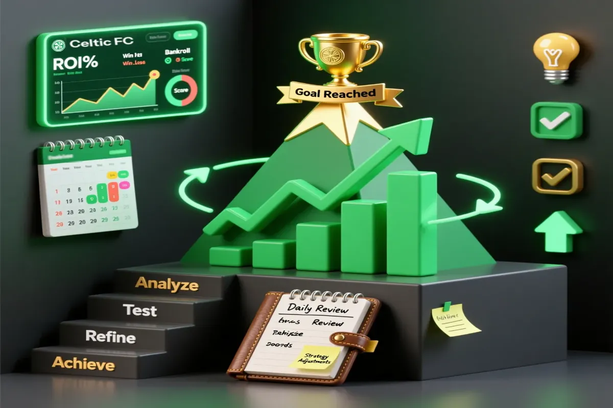 Continuous improvement through detailed record keeping, performance tracking and systematic growth in Celtic betting strategies
