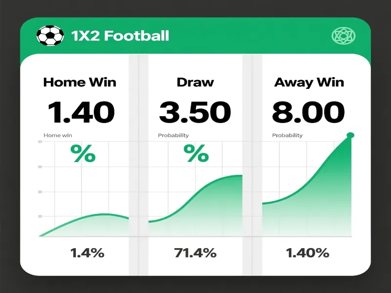 Visual comparison of 1X2 betting odds and probability calculations for Celtic matches