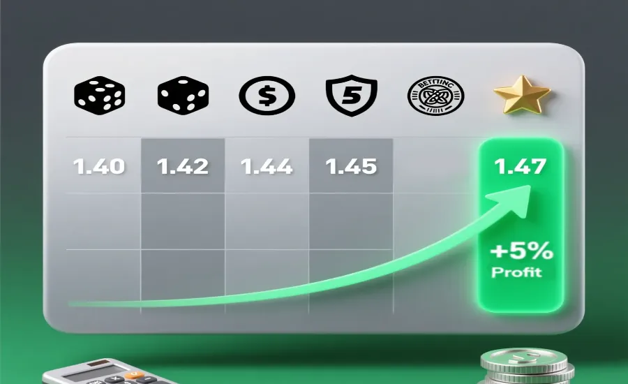 Odds comparison table showing bookmaker odds ranging from 1.40 to 1.47 with highlighted best value for Celtic betting